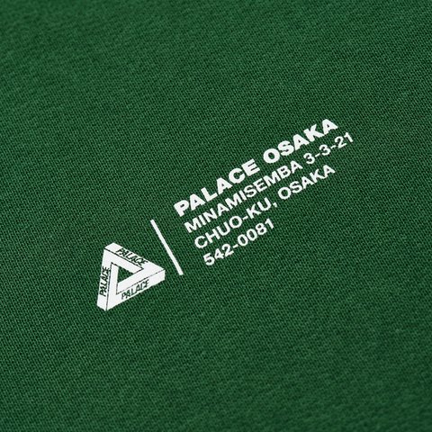 Palace SHOP LOCATOR CREW RACEY GREEN - Colorway