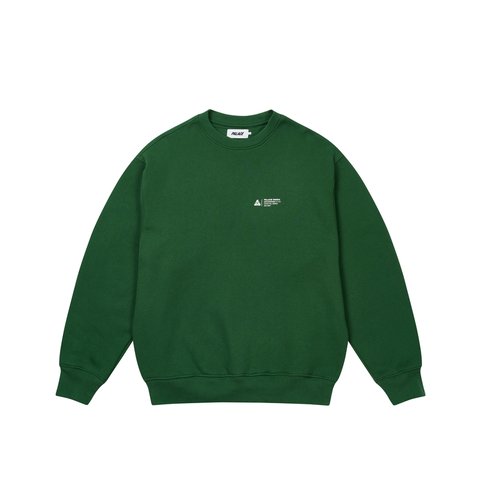 Palace SHOP LOCATOR CREW RACEY GREEN - Colorway