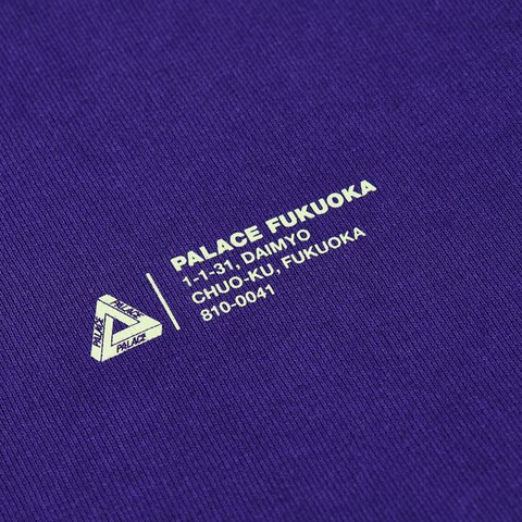 Palace SHOP LOCATOR CREW SOUR GRAPE - Colorway