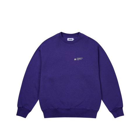 Palace SHOP LOCATOR CREW SOUR GRAPE - Colorway