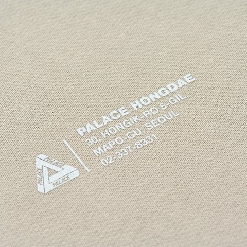 Palace SHOP LOCATOR CREW STONEY GREY - Colorway
