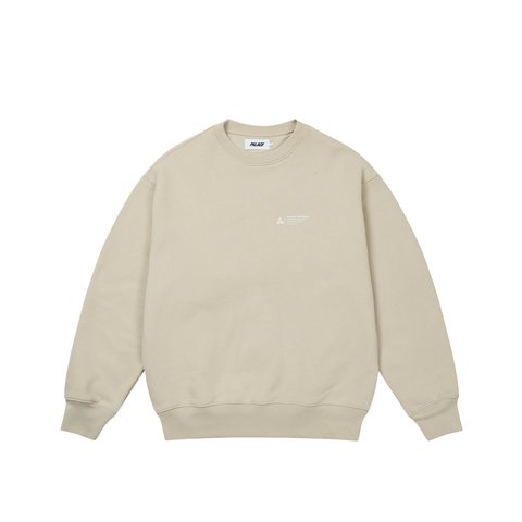Palace SHOP LOCATOR CREW STONEY GREY - Colorway