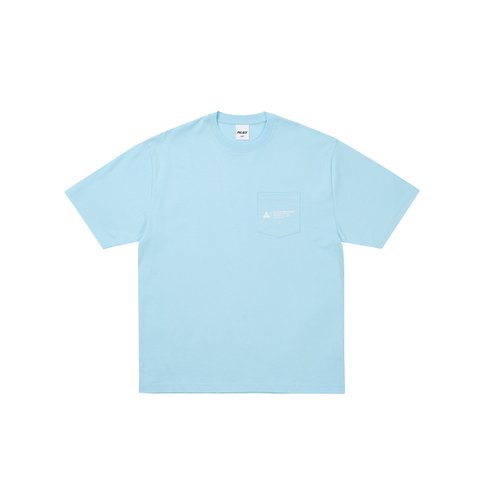 Palace SHOP LOCATOR POCKET T-SHIRT NEW YORK OCEAN BLUE - Colorway