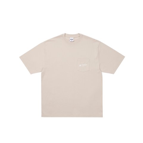 Palace SHOP LOCATOR POCKET T-SHIRT OSAKA STONEY GREY - Colorway