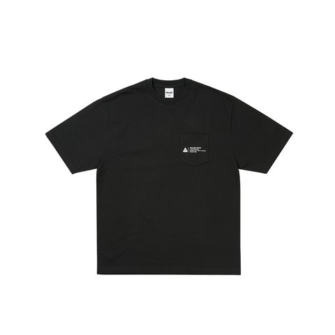 Palace SHOP LOCATOR POCKET T-SHIRT TOKYO BLACK - Colorway