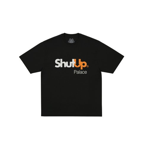 Palace SHUT UP T-SHIRT BLACK - Colorway