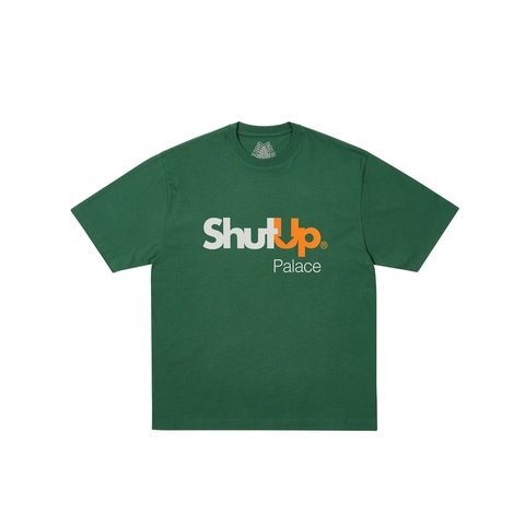 Palace SHUT UP T-SHIRT RACEY GREEN - Colorway