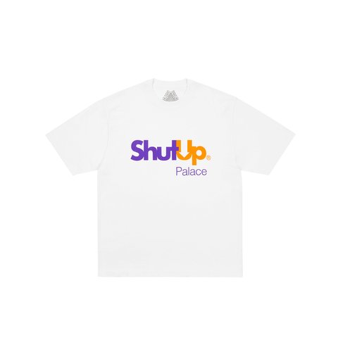 Palace SHUT UP T-SHIRT WHITE - Colorway