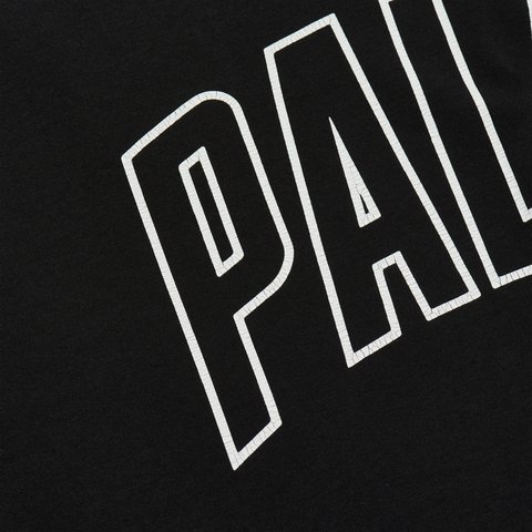 Palace SURPRISINGLY LONGSLEEVE BLACK / GREY MARL - Colorway