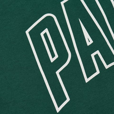 Palace SURPRISINGLY LONGSLEEVE RACEY GREEN / GREY MARL - Colorway