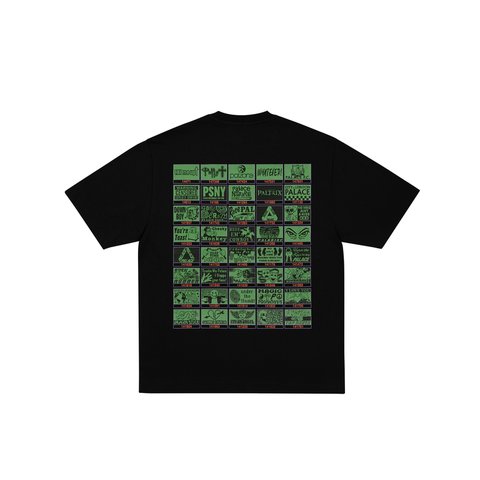 Palace TOP UP T-SHIRT BLACK - Colorway