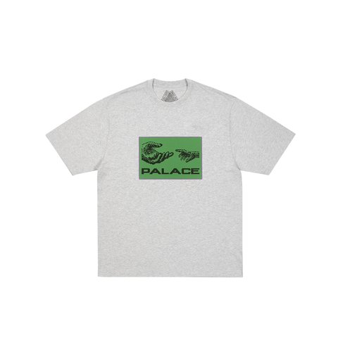 Palace TOP UP T-SHIRT GREY MARL - Colorway