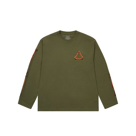 Palace TRI-BONE LONGSLEEVE THE DEEP GREEN - Colorway