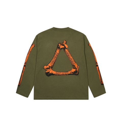 Palace TRI-BONE LONGSLEEVE THE DEEP GREEN - Colorway