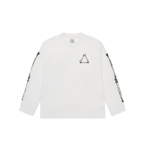 Palace TRI-BONE LONGSLEEVE WHITE - Colorway