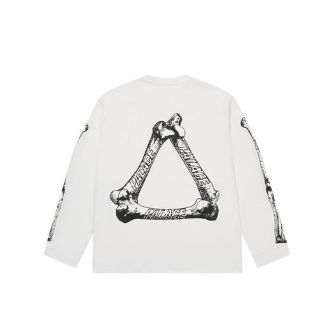 Palace TRI-BONE LONGSLEEVE WHITE - Colorway