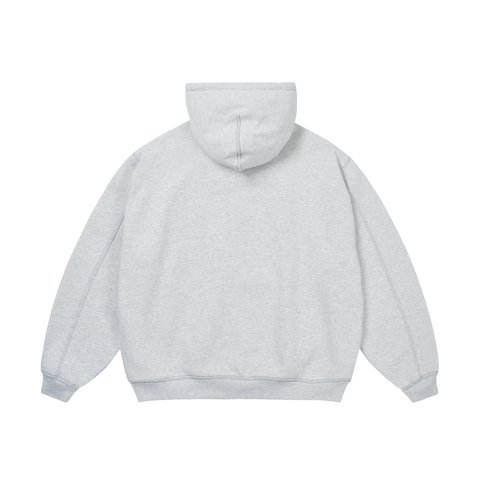 Palace TRIPLE STITCH VERITAS ZIP HOOD GREY MARL - Colorway