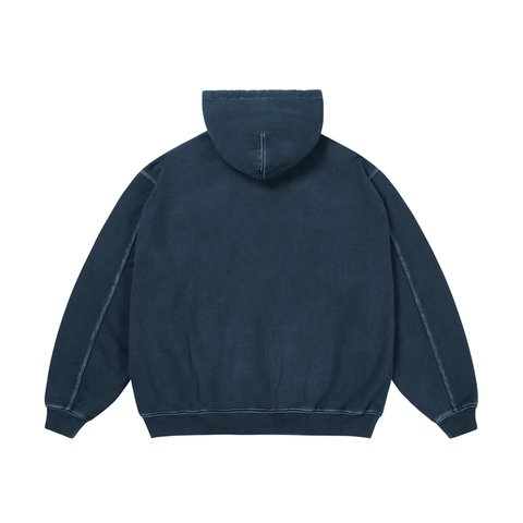 Palace TRIPLE STITCH VERITAS ZIP HOOD NAVY - Colorway