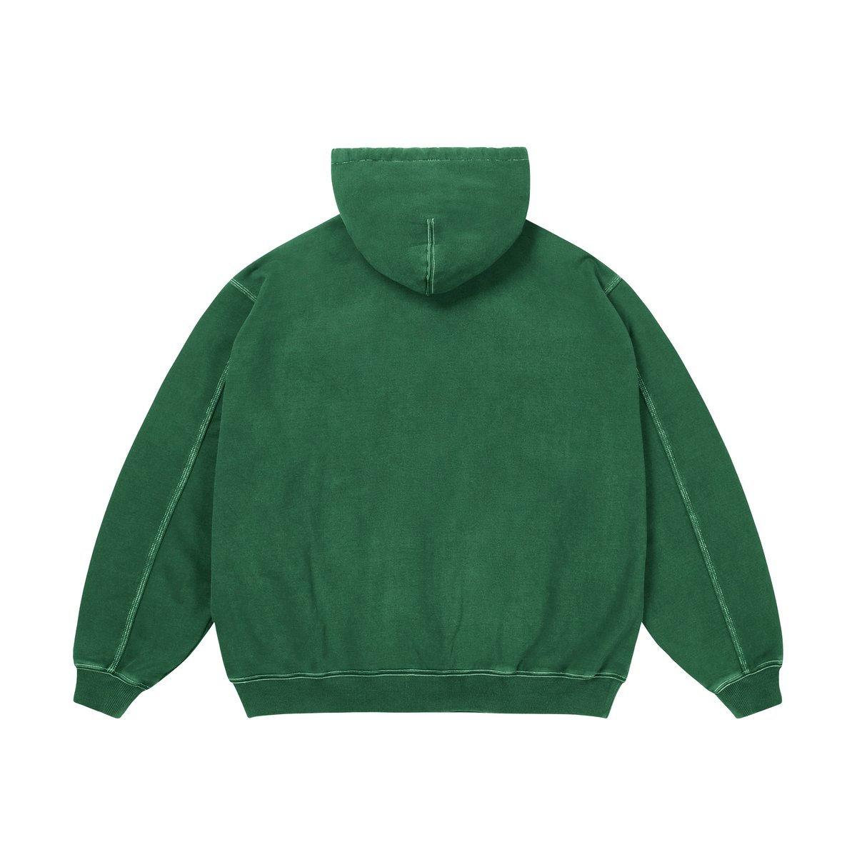 TRIPLE STITCH VERITAS ZIP HOOD RACEY GREEN - Palace