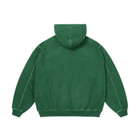 Palace TRIPLE STITCH VERITAS ZIP HOOD RACEY GREEN - Colorway