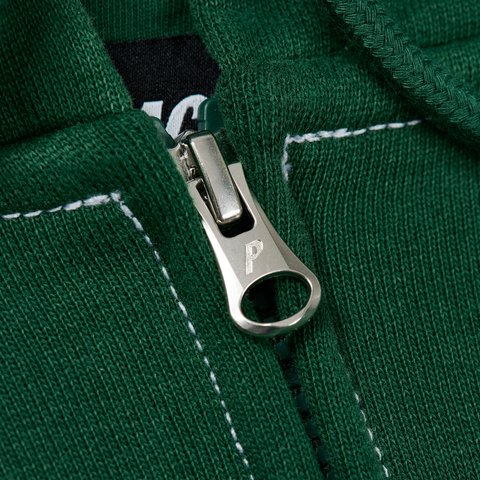Palace TRIPLE STITCH VERITAS ZIP HOOD RACEY GREEN - Colorway
