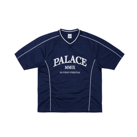 Palace VERITAS MESH JERSEY NAVY - Colorway