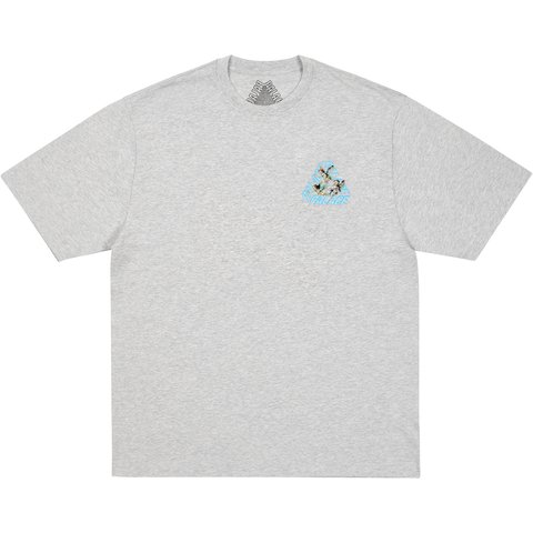 Palace CHERUB P3 T-SHIRT GREY MARL - $48.00