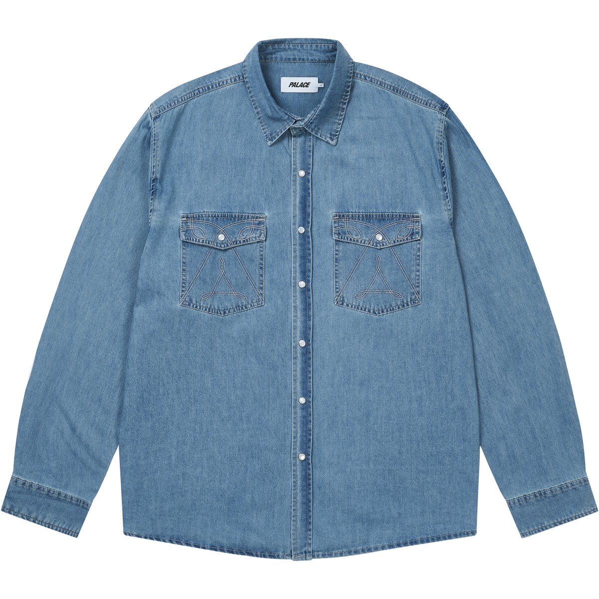 Palace DENIM WESTERN OVER SHIRT STONE WASH (Winter 2025) - €158.00