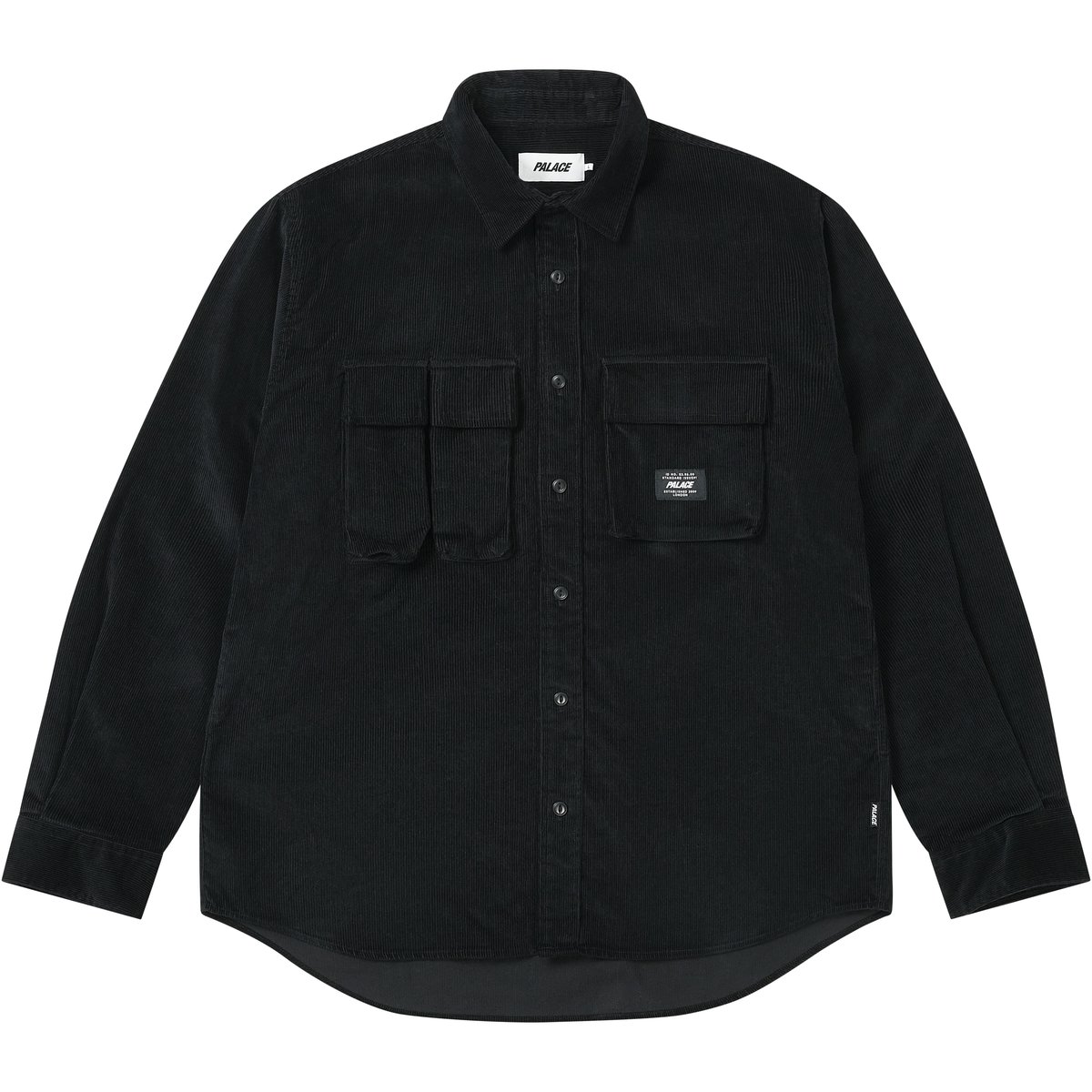Palace DOUBLE POCKET CORD OVERSHIRT BLACK (Winter 2025) - €198.00