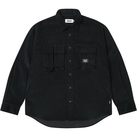 Palace DOUBLE POCKET CORD OVERSHIRT BLACK - €198.00