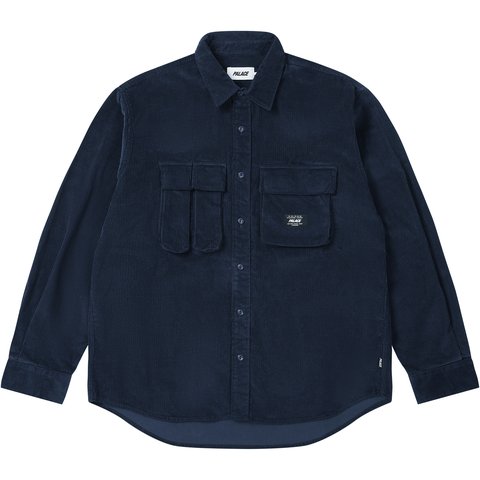 Palace DOUBLE POCKET CORD OVERSHIRT NAVY - €198.00