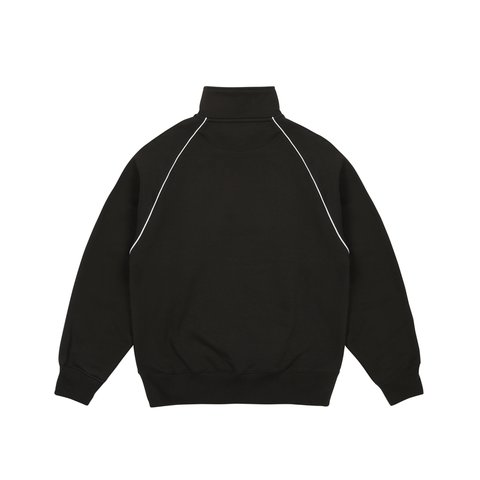 Palace FAST LOGO 1/4 ZIP BLACK - Colorway