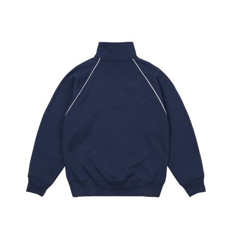 Palace FAST LOGO 1/4 ZIP NAVY - Colorway