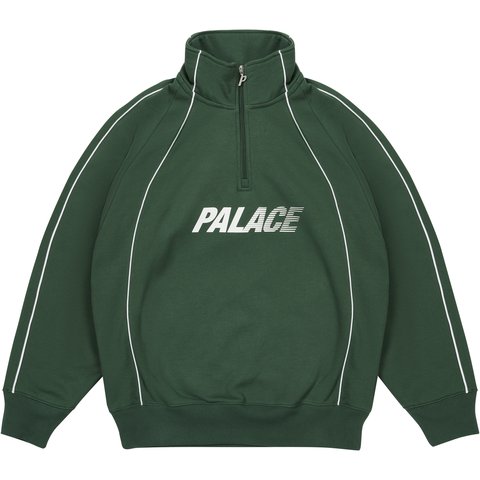 Palace FAST LOGO 1/4 ZIP RACEY GREEN - $168.00