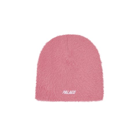 Palace FAUX MOHAIR P NEIN CUFF BEANIE POSH PINK - Colorway