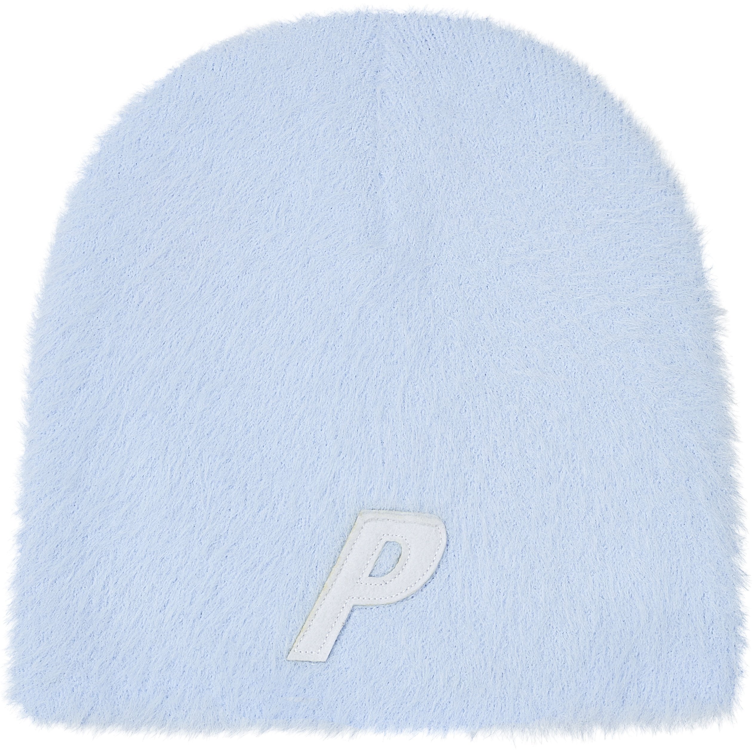 FAUX MOHAIR P NEIN CUFF BEANIE SKYLINE BLUE