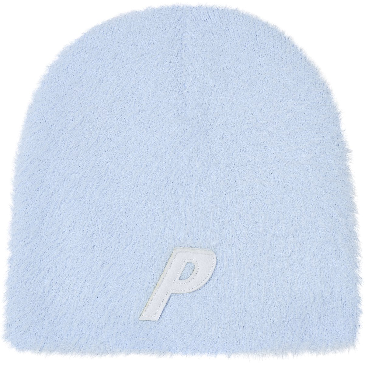 Palace FAUX MOHAIR P NEIN CUFF BEANIE SKYLINE BLUE (Winter 2025) - $42.00