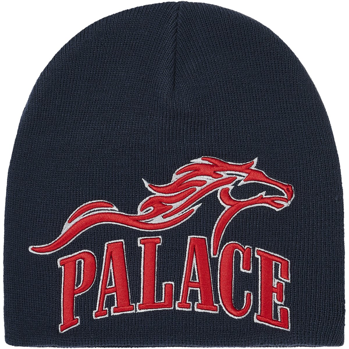 Palace HORSEPOWER NEIN CUFF BEANIE NAVY (Winter 2025) - $42.00