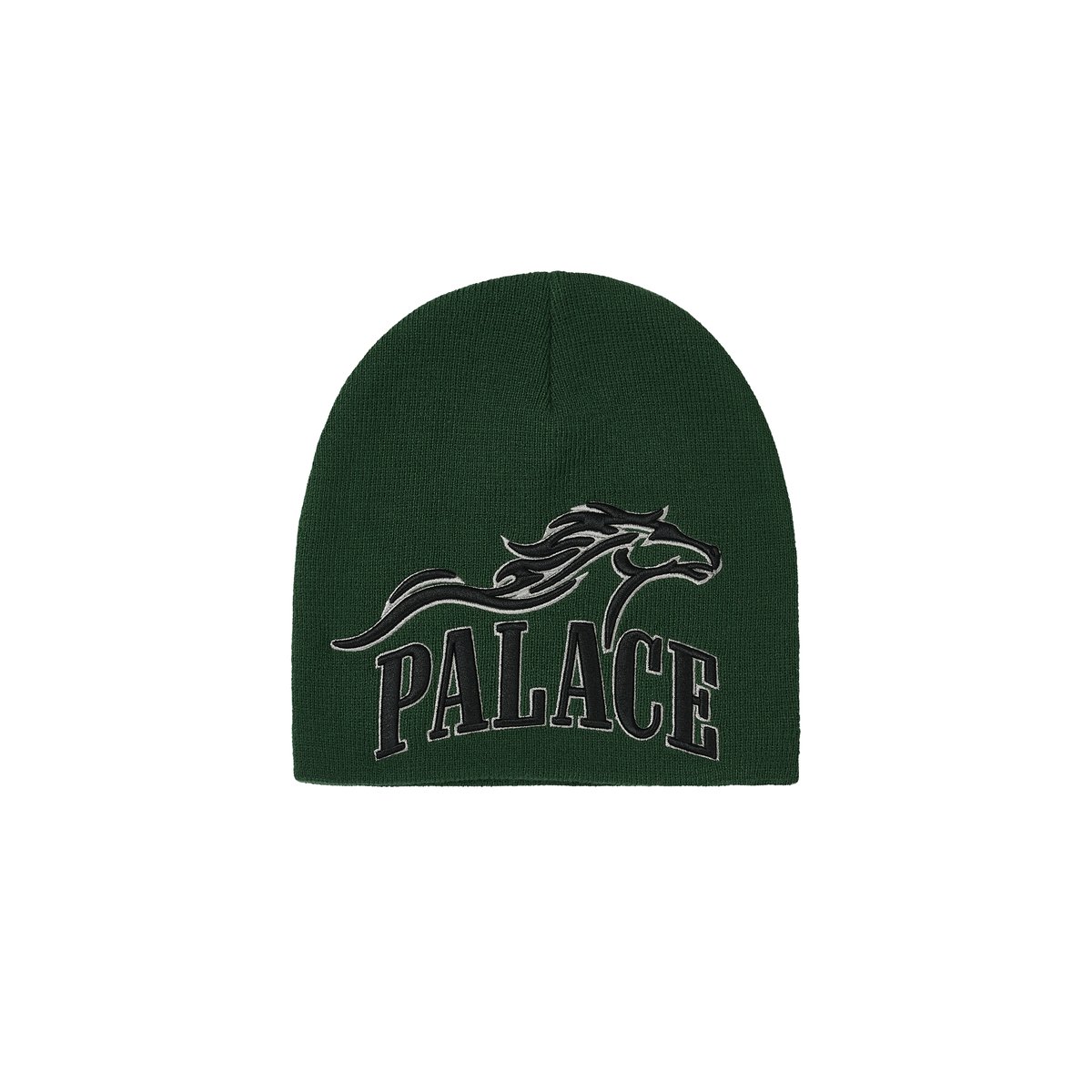 HORSEPOWER NEIN CUFF BEANIE RACEY GREEN - Palace