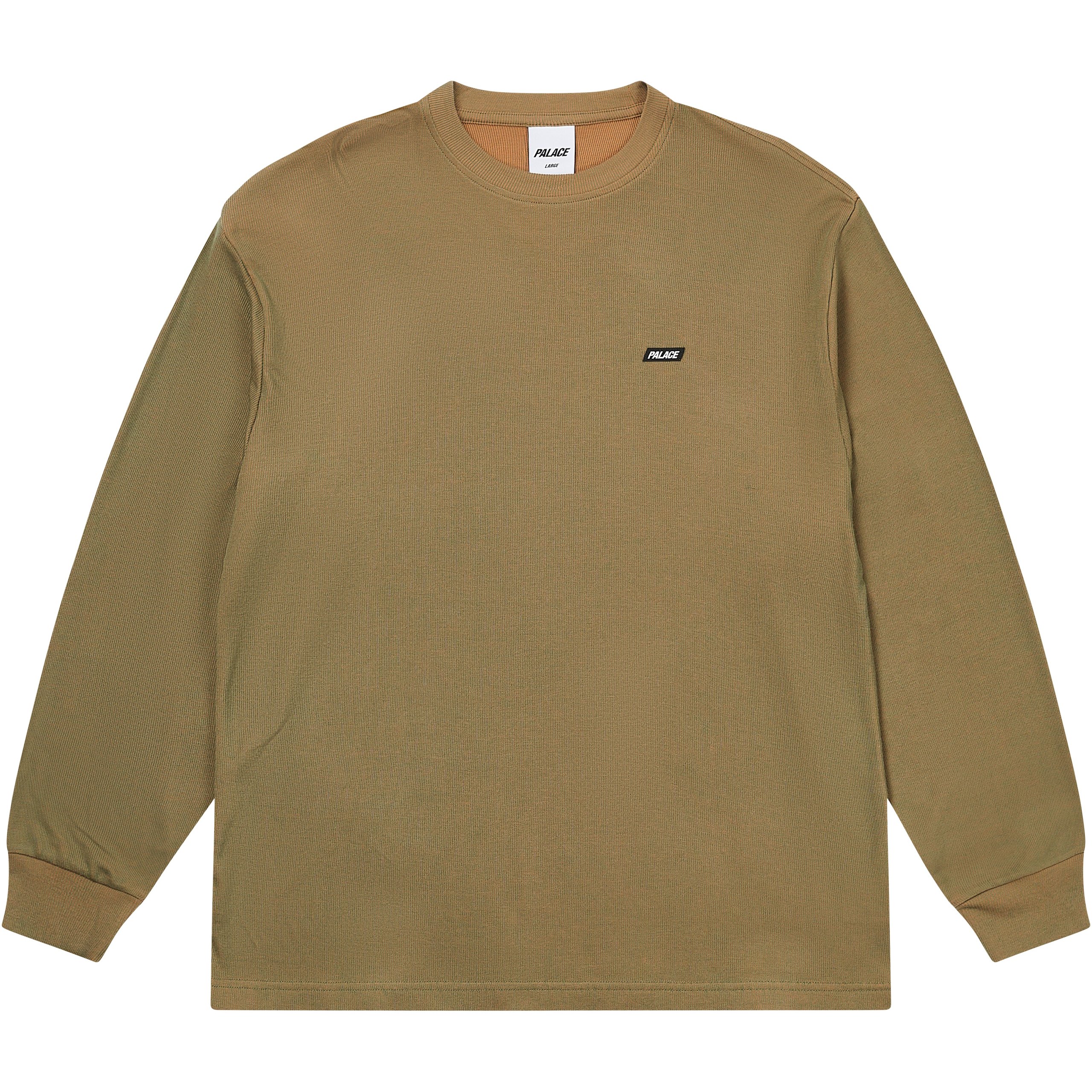 LENTICULAR LONGSLEEVE OLIVE / ORANGE
