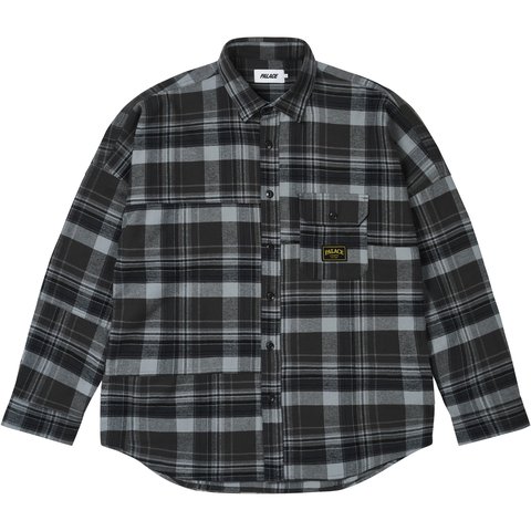 Palace LUMBER YAK PATCH OVERSHIRT BLACK - $178.00