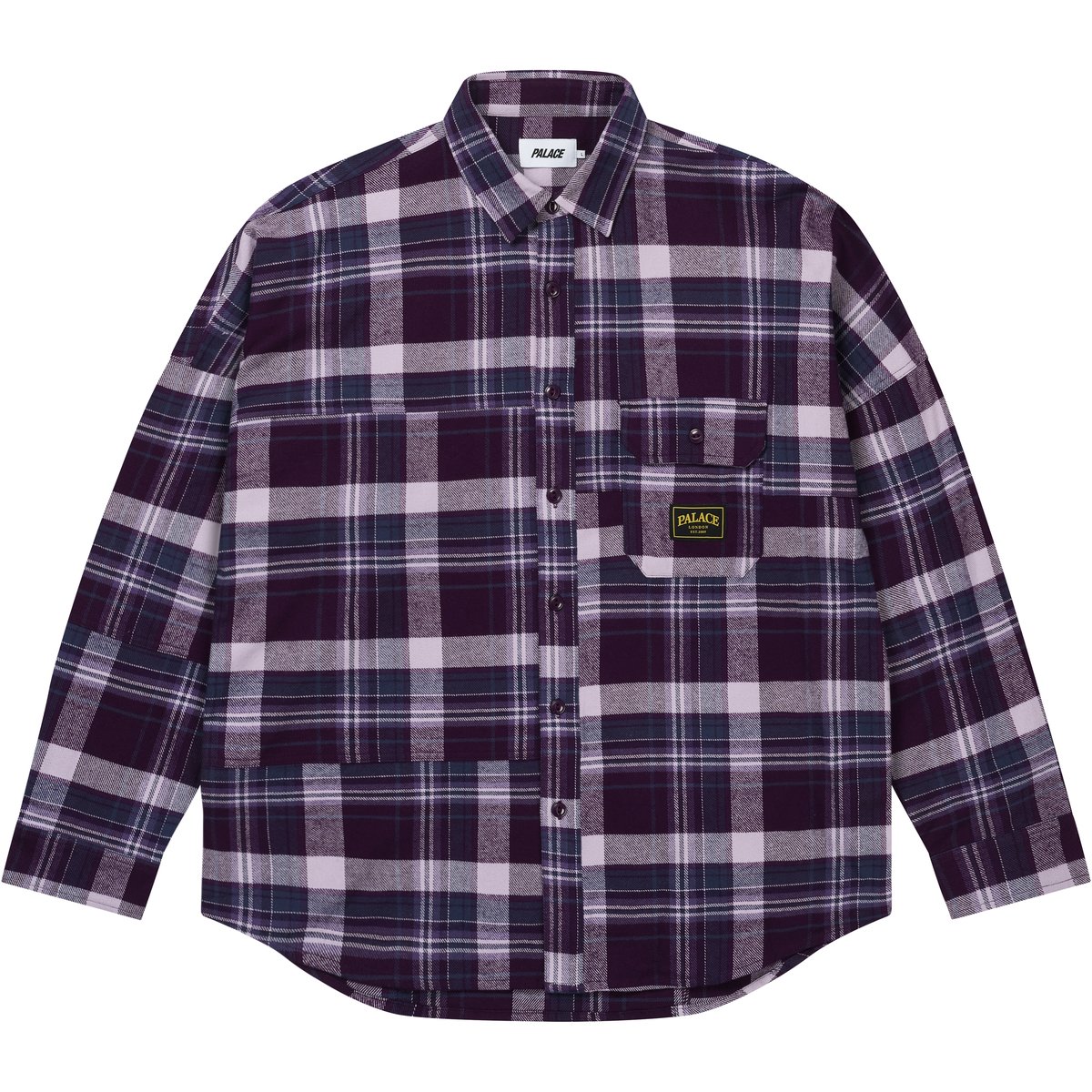 Palace LUMBER YAK PATCH OVERSHIRT PURPLE (Winter 2025) - $178.00