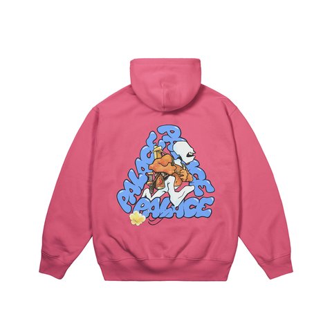 Palace MARK BODĒ HOOD POSH PINK - Colorway