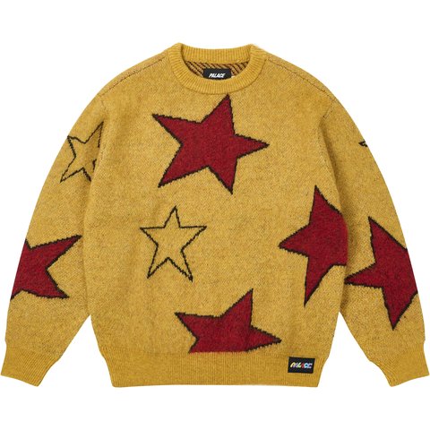 Palace MARK BODĒ KNIT YELLOW - $198.00