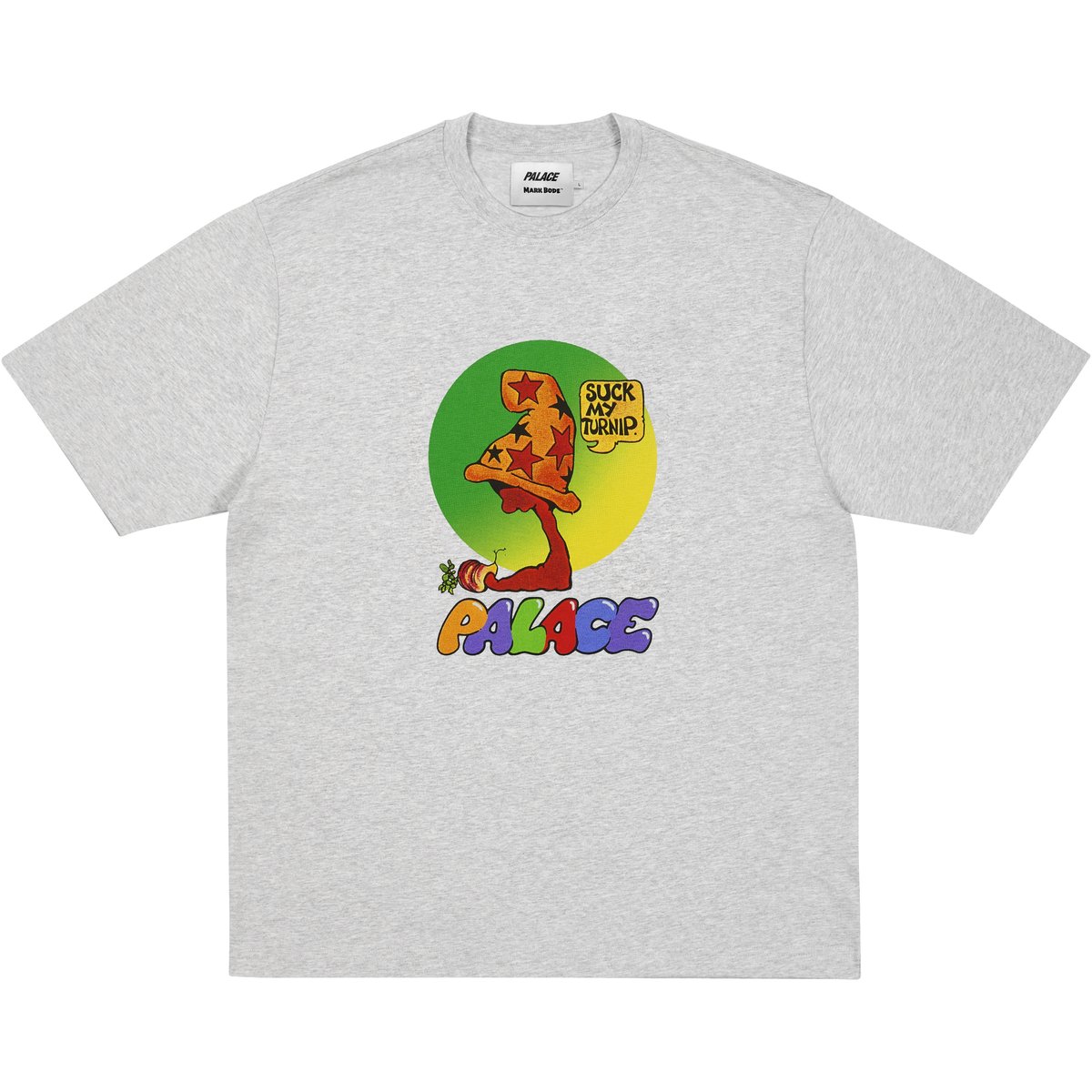 Palace MARK BODĒ T-SHIRT GREY MARL (Winter 2025) - €68.00