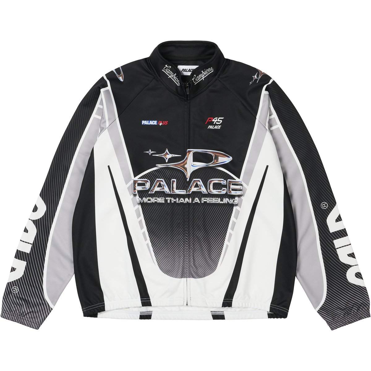 Palace MORE THAN A CYCLING ZIP JACKET BLACK / SILVER (Winter 2025) - €208.00