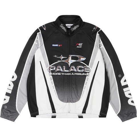 Palace MORE THAN A CYCLING ZIP JACKET BLACK / SILVER - €208.00