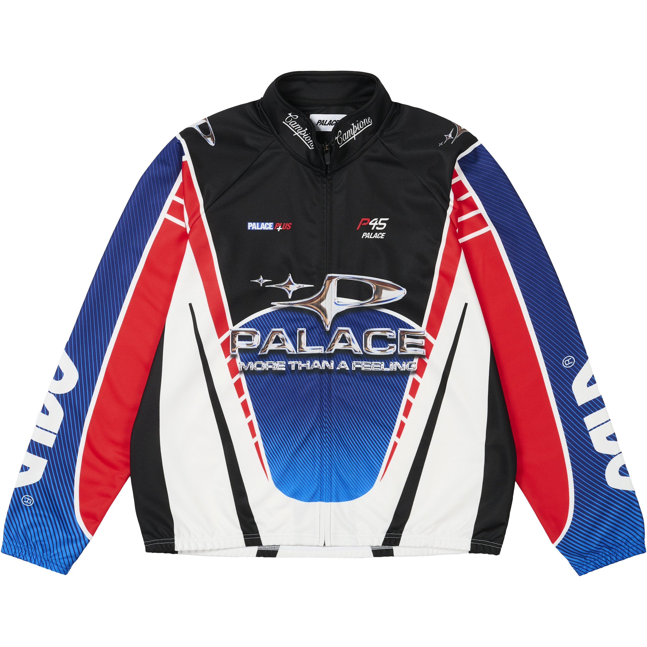 MORE THAN A CYCLING ZIP JACKET RED / BLUE