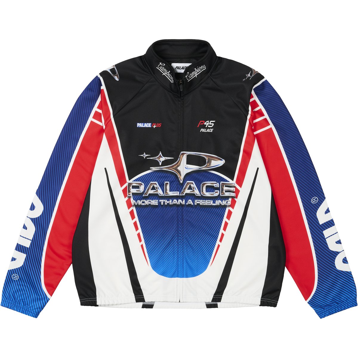 Palace MORE THAN A CYCLING ZIP JACKET RED / BLUE (Winter 2025) - €208.00