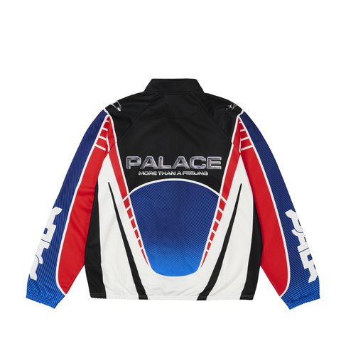 Palace MORE THAN A CYCLING ZIP JACKET RED / BLUE - Colorway